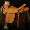 Smooth Half Breed 5 inch Wade Saddle made by Keith Valley.